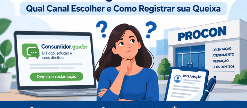 Consumidor.gov.br ou Procon: onde reclamar e como registrar sua queixa